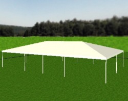 Tent - 30x50 White Low Peak Frame