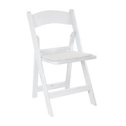 Chairs - White Resin - Grade B