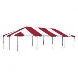 Tent - 20x40 Red/White Low Peak